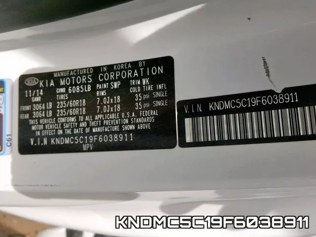KNDMC5C19F6038911