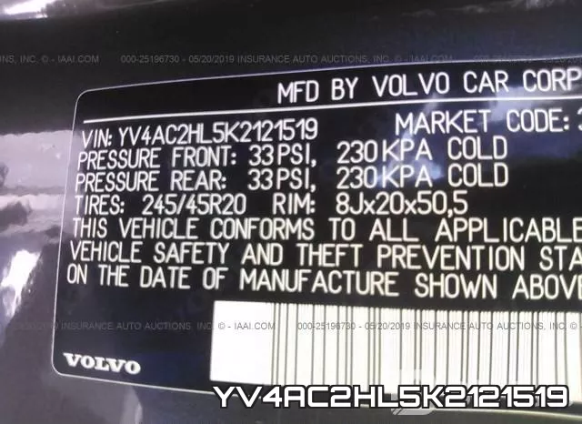 YV4AC2HL5K2121519