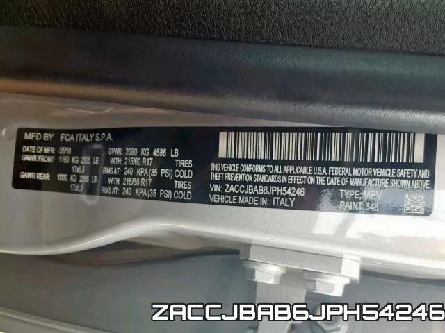 ZACCJBAB6JPH54246