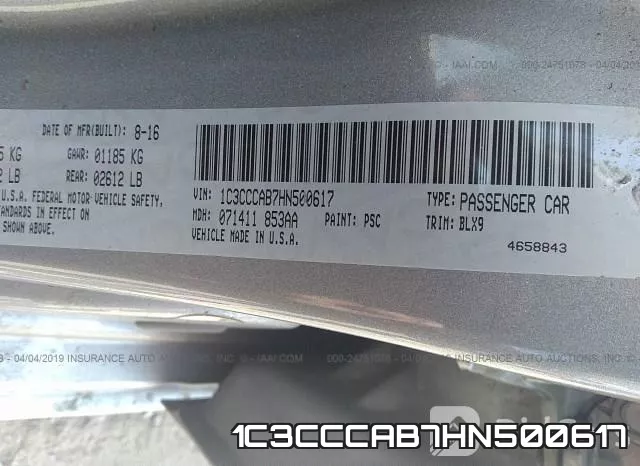 1C3CCCAB7HN500617