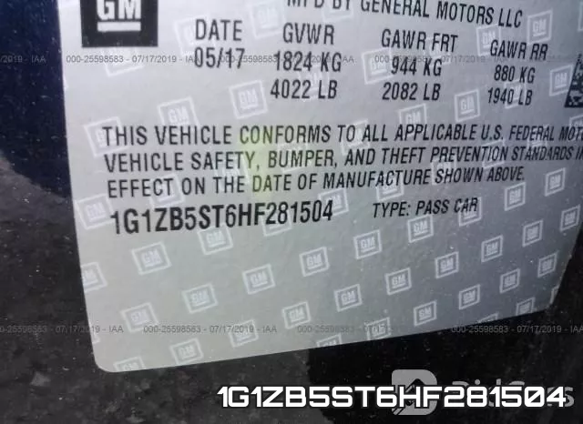 1G1ZB5ST6HF281504