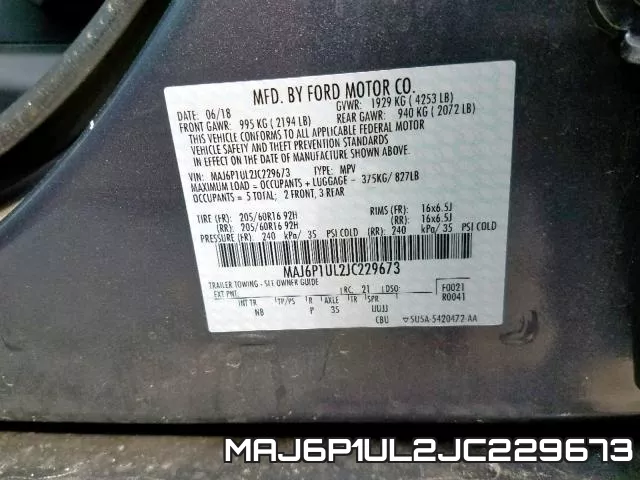 MAJ6P1UL2JC229673