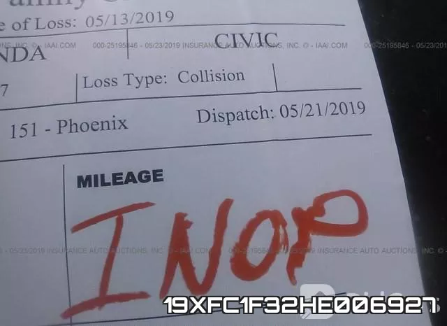 19XFC1F32HE006927