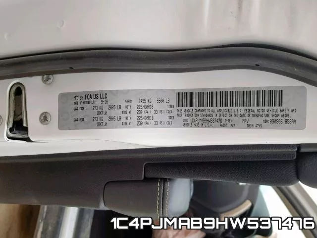 1C4PJMAB9HW537476