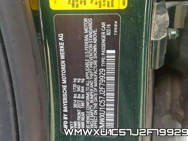 WMWXU1C57J2F79929