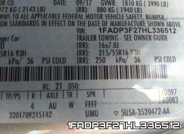 1FADP3F27HL336512