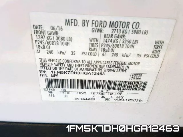1FM5K7DH0HGA12463