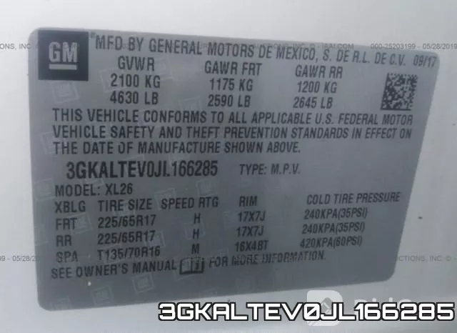 3GKALTEV0JL166285