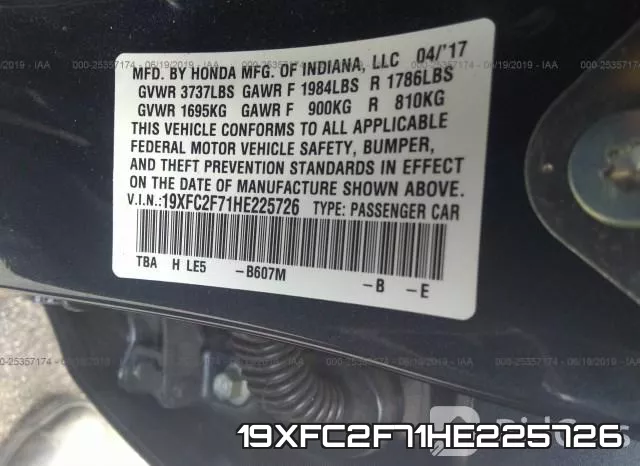 19XFC2F71HE225726