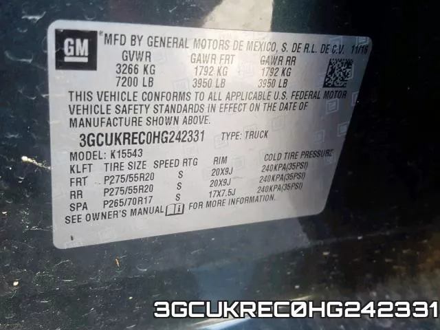 3GCUKREC0HG242331