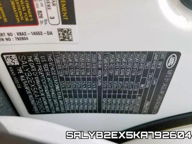 SALYB2EX5KA792604