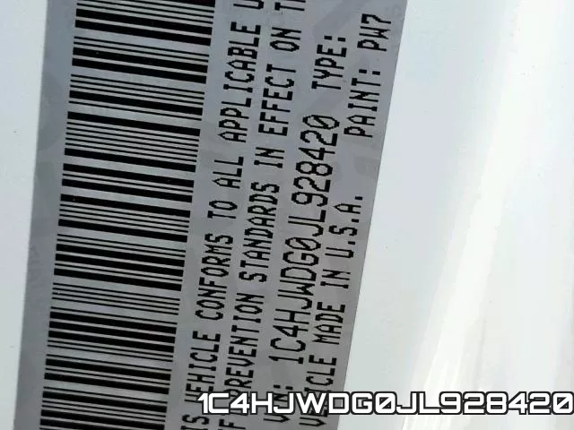 1C4HJWDG0JL928420