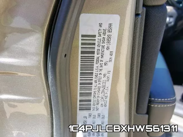 1C4PJLCBXHW561311