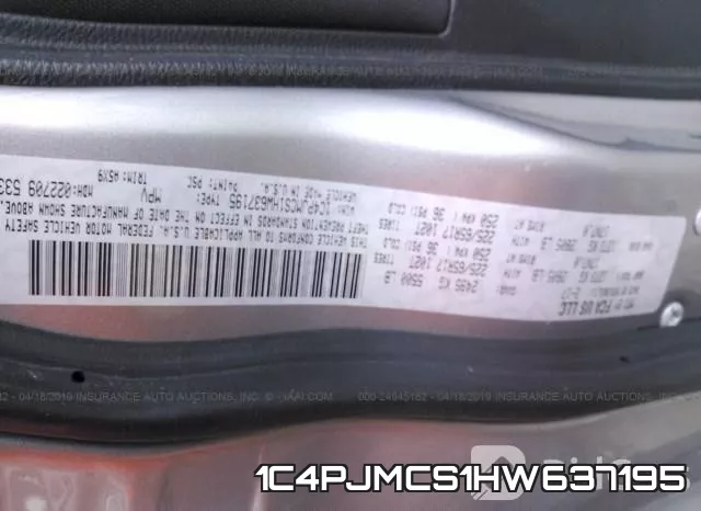 1C4PJMCS1HW637195