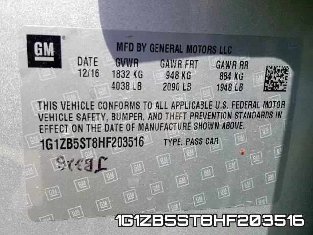 1G1ZB5ST8HF203516