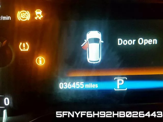 5FNYF6H92HB026443