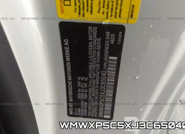 WMWXP5C5XJ3C65040