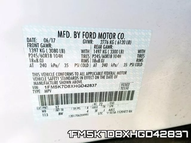 1FM5K7D8XHGD42837