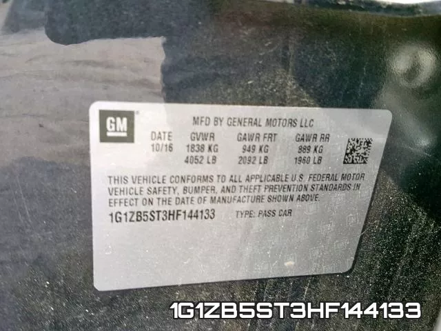 1G1ZB5ST3HF144133