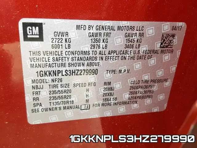 1GKKNPLS3HZ279990