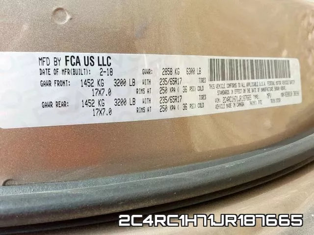2C4RC1H71JR187665