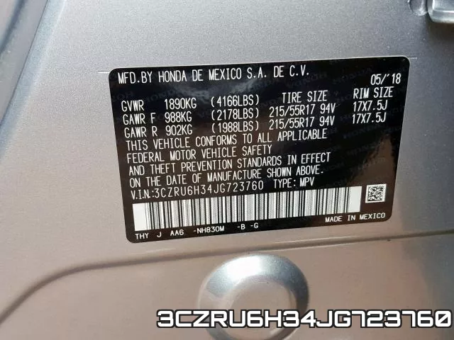 3CZRU6H34JG723760