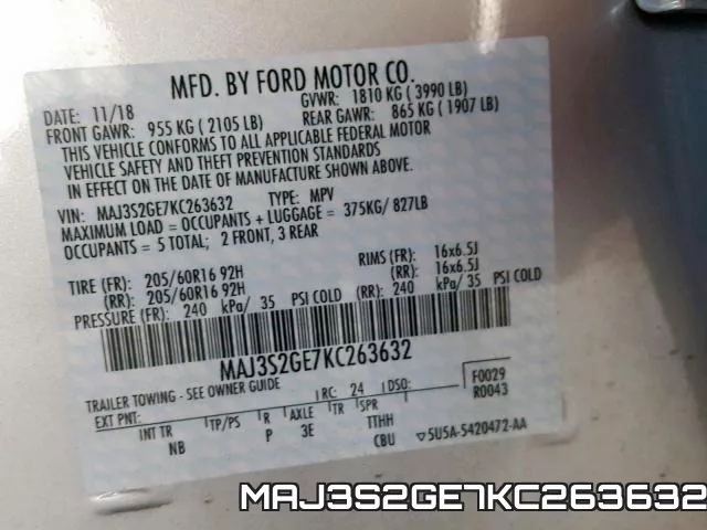 MAJ3S2GE7KC263632