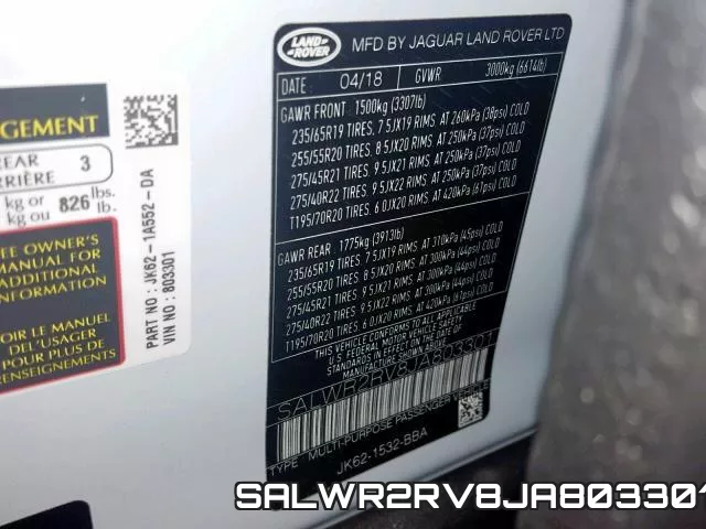 SALWR2RV8JA803301