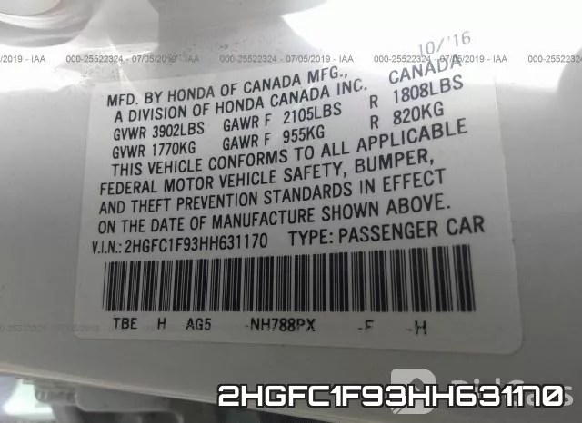 2HGFC1F93HH631170
