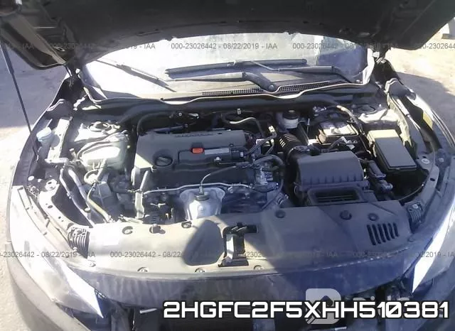 2HGFC2F5XHH510381
