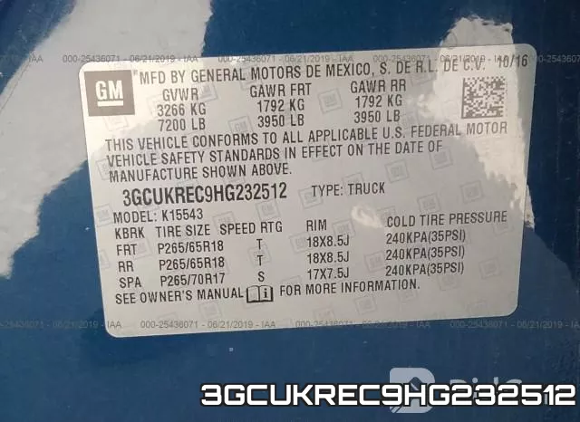 3GCUKREC9HG232512