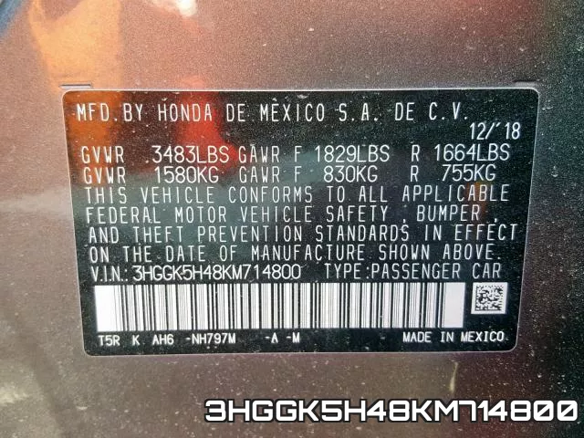 3HGGK5H48KM714800