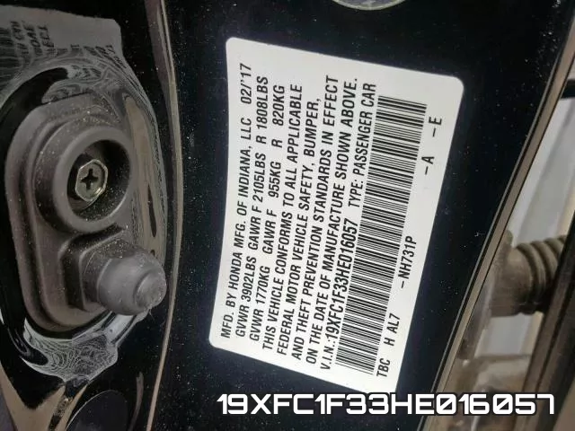 19XFC1F33HE016057