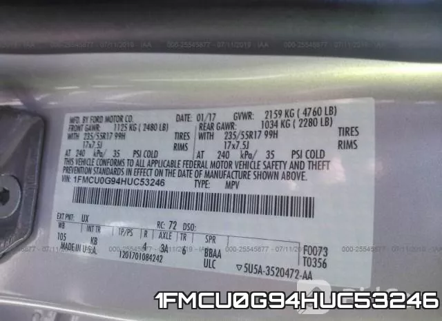 1FMCU0G94HUC53246