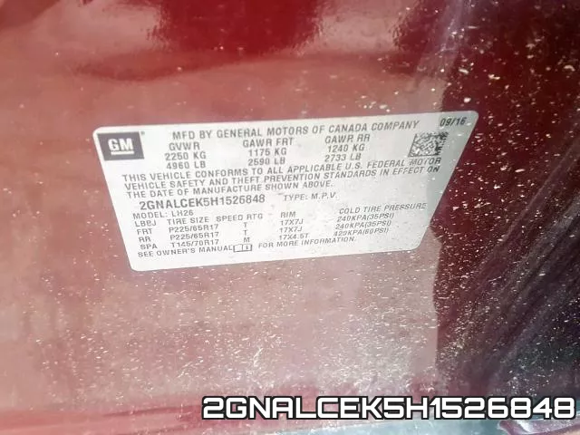 2GNALCEK5H1526848