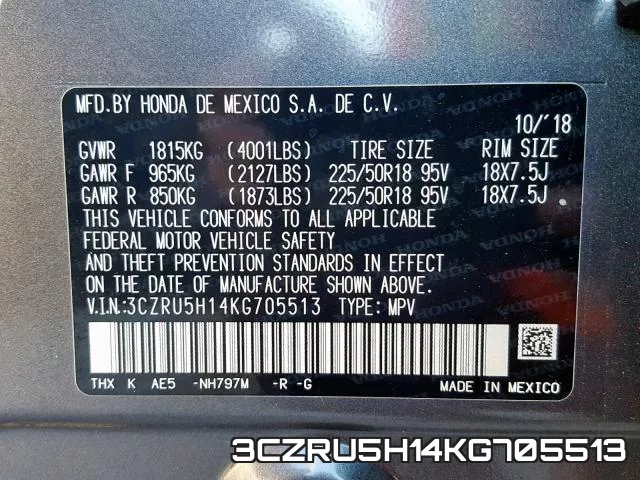 3CZRU5H14KG705513