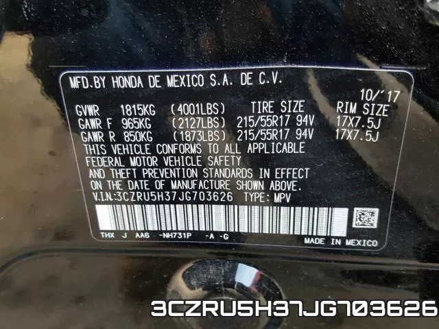 3CZRU5H37JG703626