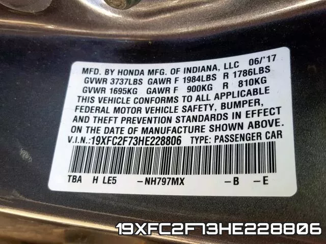 19XFC2F73HE228806