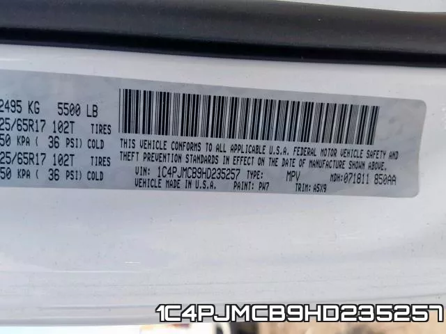 1C4PJMCB9HD235257