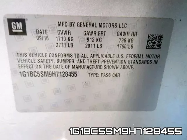 1G1BC5SM9H7128455