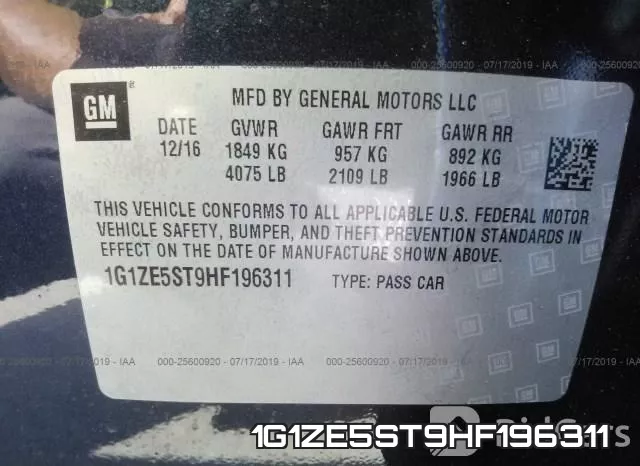 1G1ZE5ST9HF196311