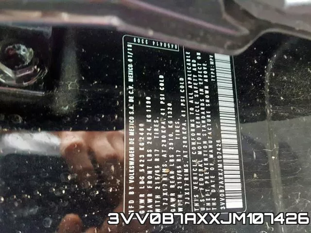 3VV0B7AXXJM107426