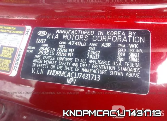 KNDPMCAC1J7431713