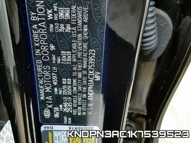 KNDPN3AC1K7539523
