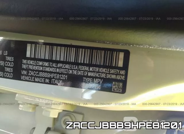 ZACCJBBB9HPE81201