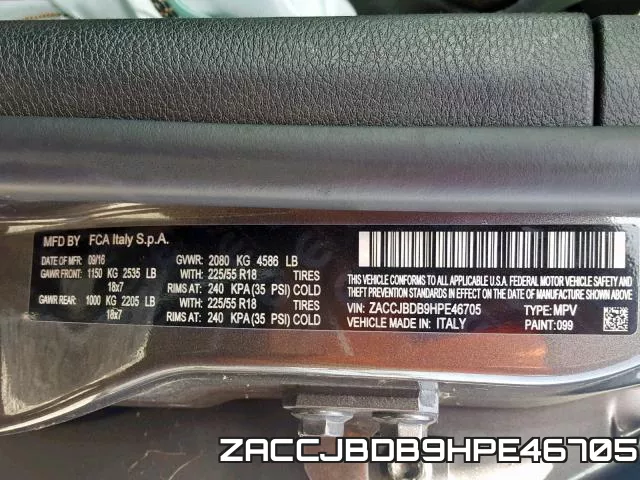 ZACCJBDB9HPE46705