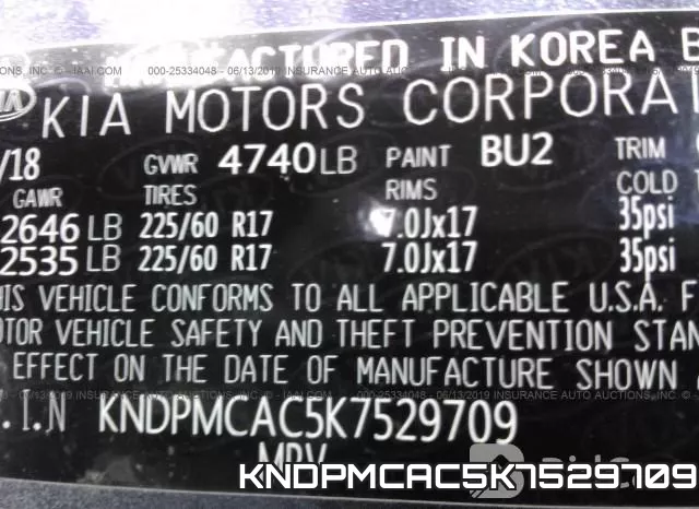 KNDPMCAC5K7529709