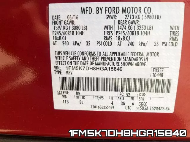 1FM5K7DH8HGA15840