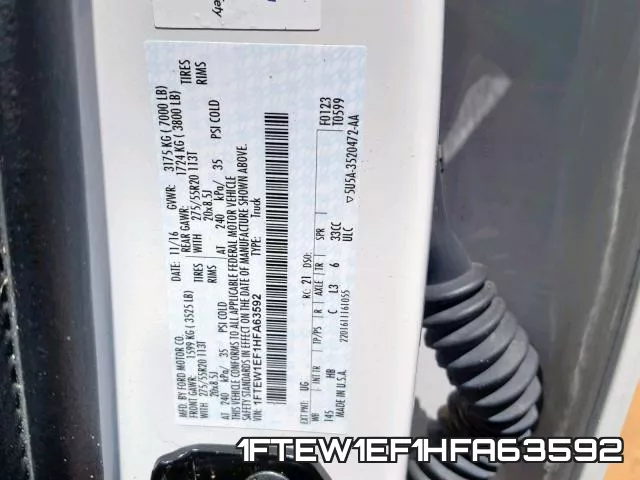 1FTEW1EF1HFA63592