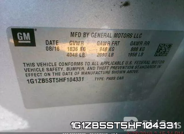 1G1ZB5ST5HF104331